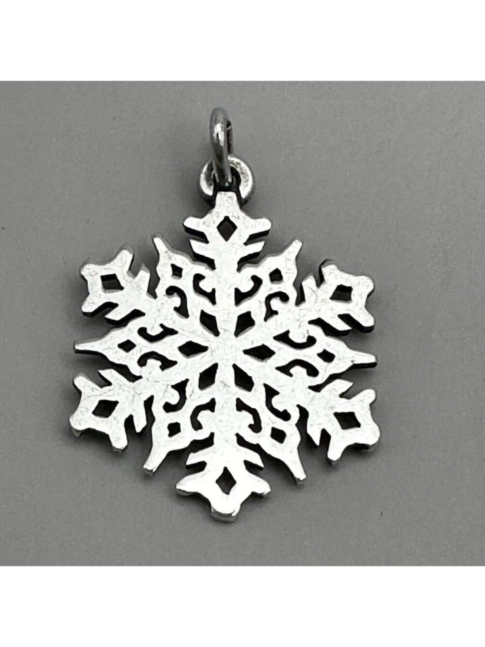 James Avery Sterling Silver Colorado Snowflake Pendant Signed Retired Charm 1”